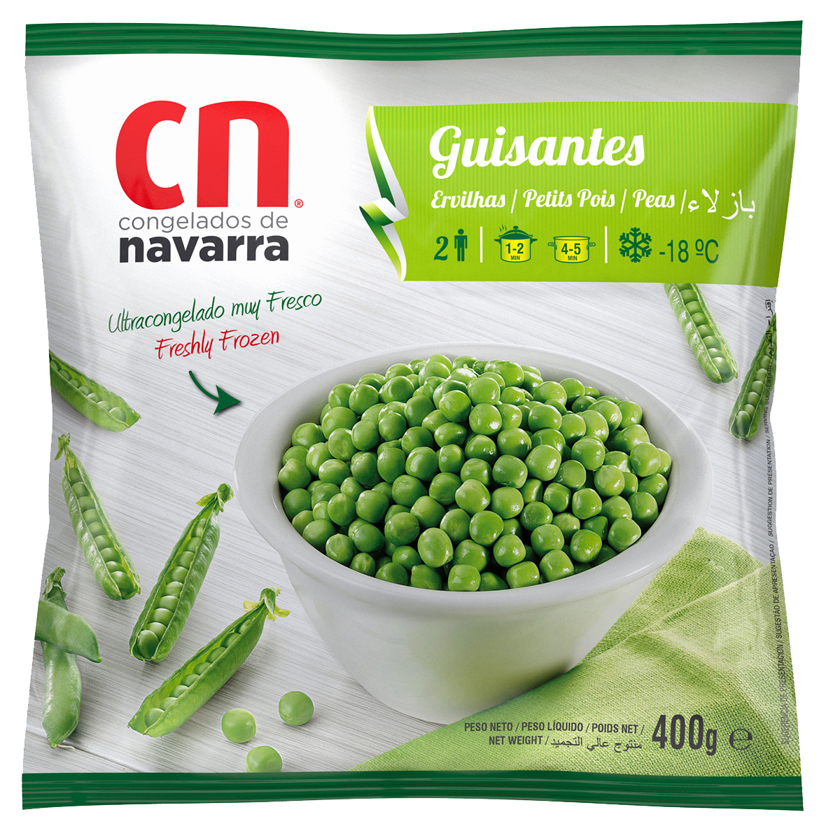 PETIT POIS NAVARRA  FARAH 25*400G