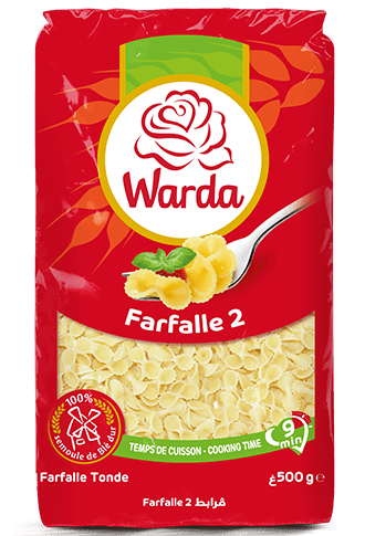 PATE FARFALLE N2 500G WARDA