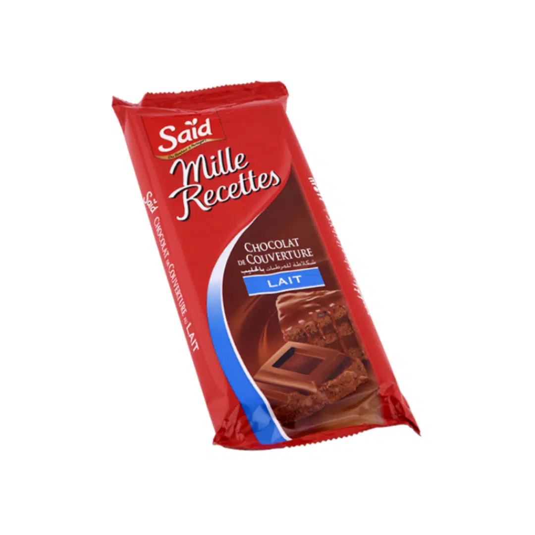 COUVERTURE CHOCOLAT AU LAIT 500G*10