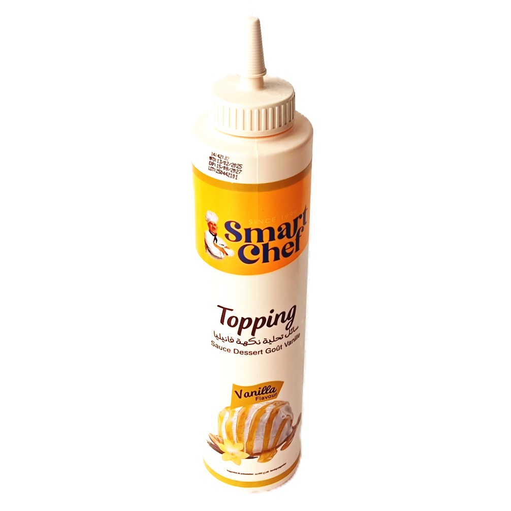 TOPPING VANILLE 750ML SMART CHEF
