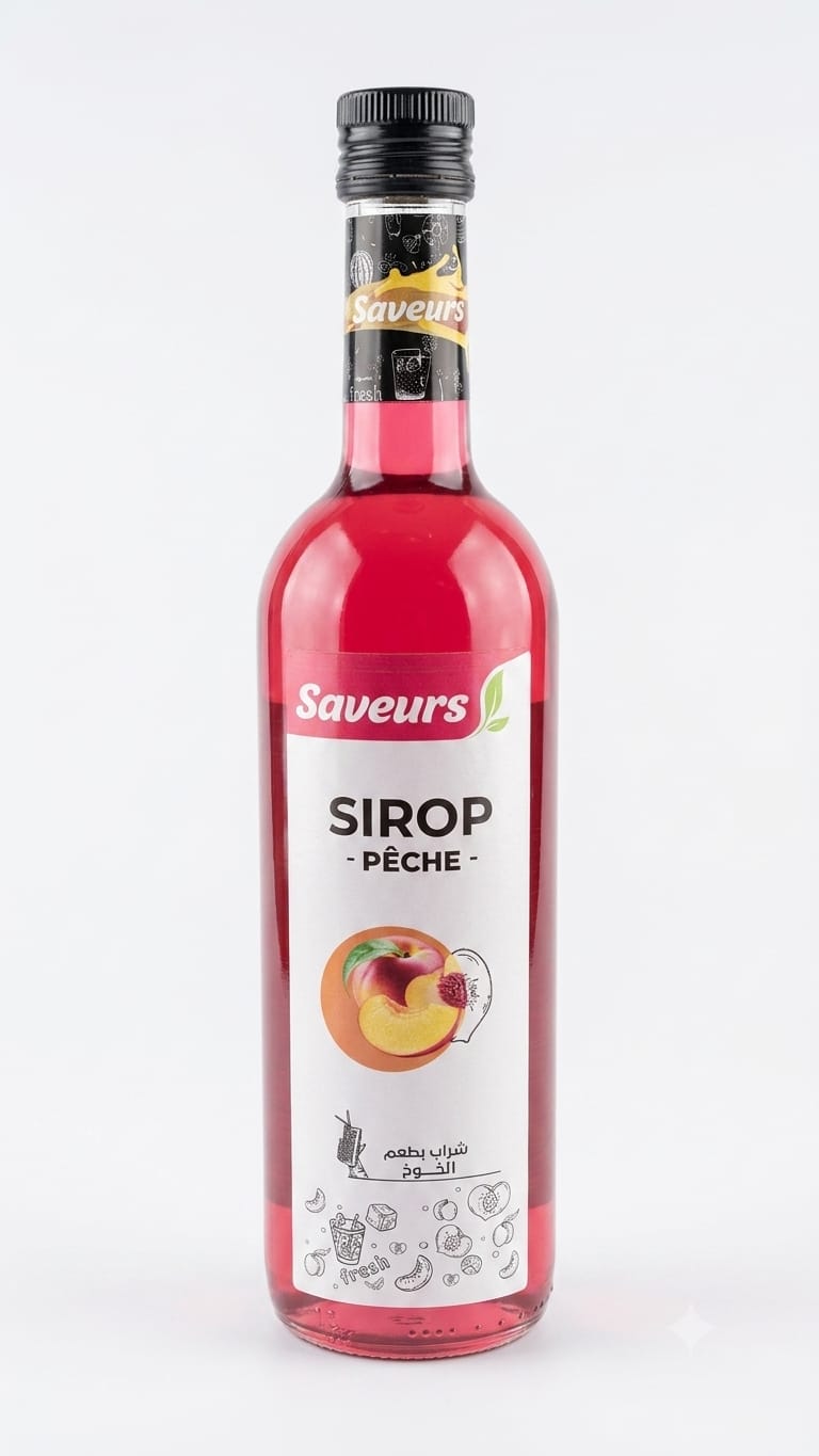 SIROP SAVEURS PECHE 750 ML