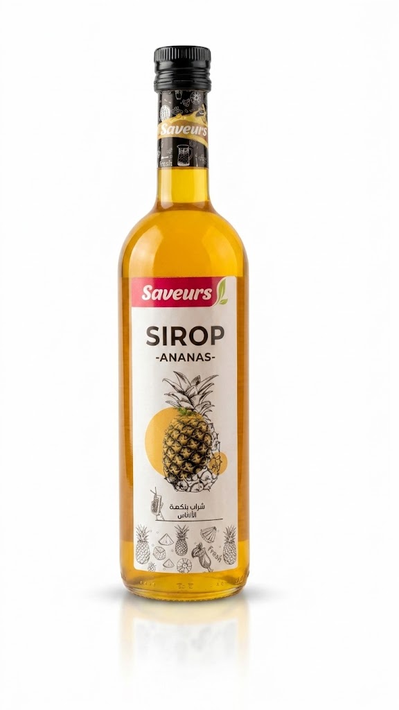 SIROP SAVEURS ANANAS 750 ML