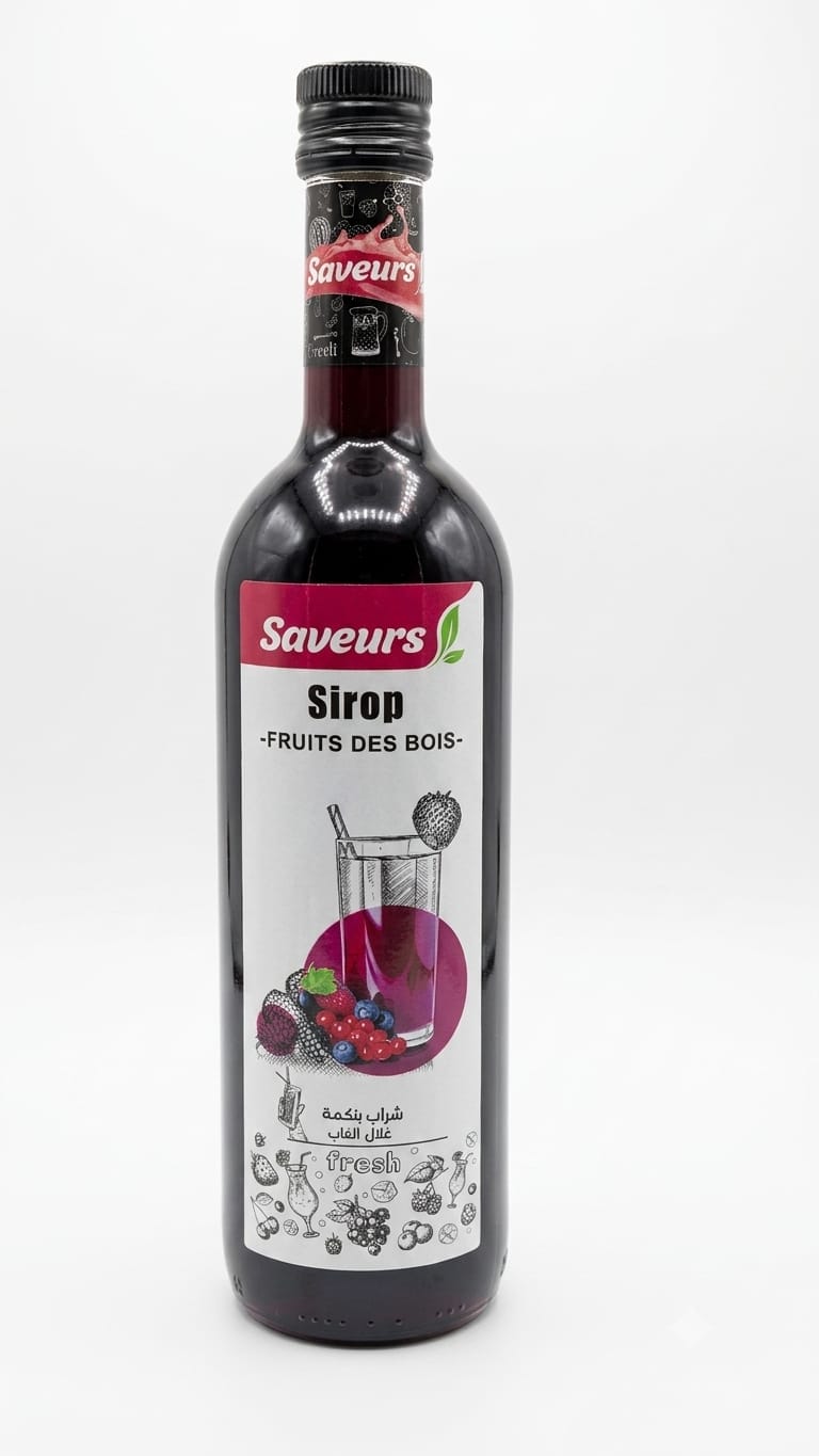 SIROP SAVEURS FRUIT DES BOIS 750 ML