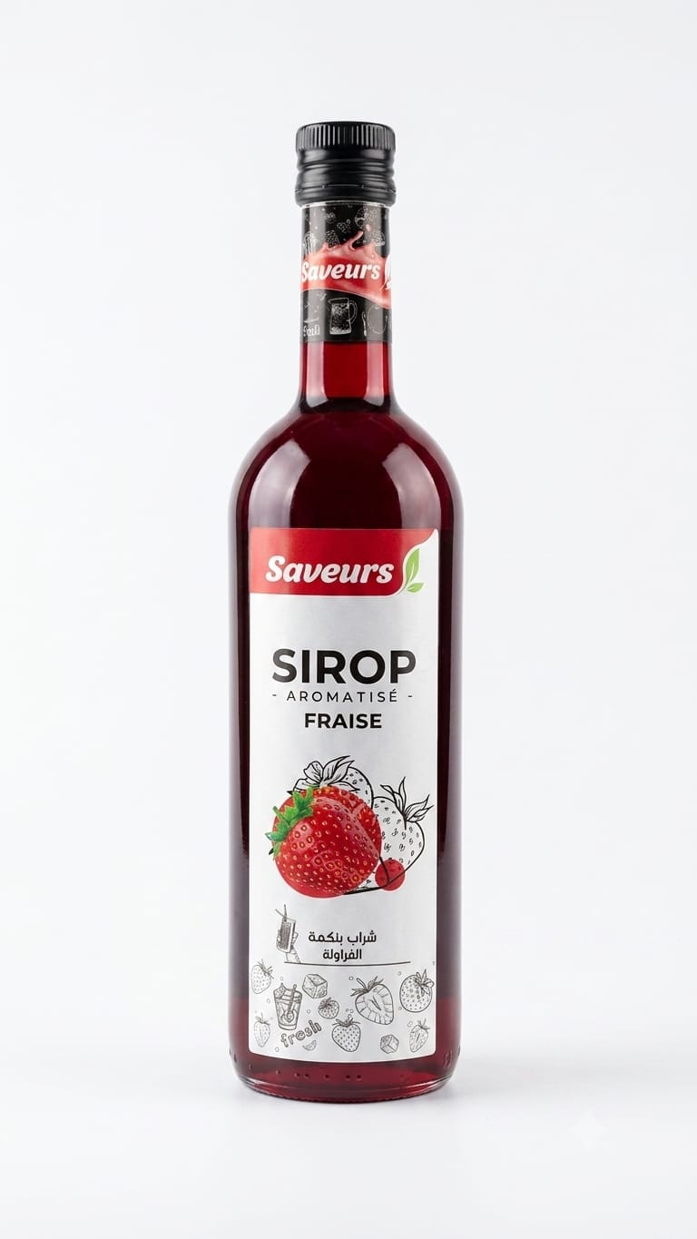 SIROP SAVEURS FRAISE 750 ML