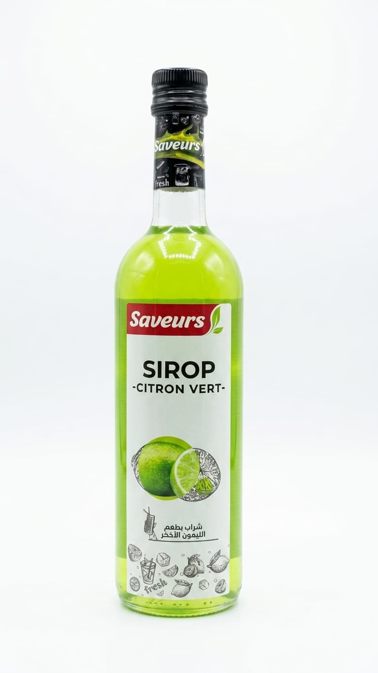 SIROP SAVEURS CITRON VERT 750 ML