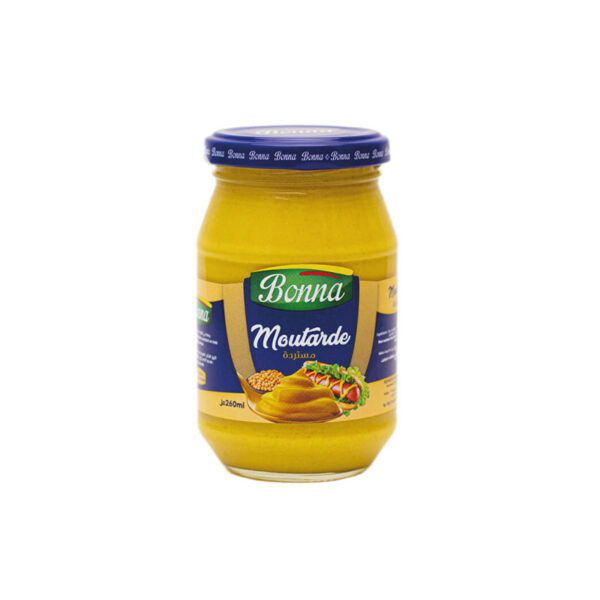 MOUTARDE BONNA 260G *12P