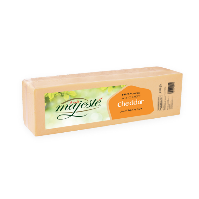 BLOC CHEDDAR MAJESTE 2KG *4
