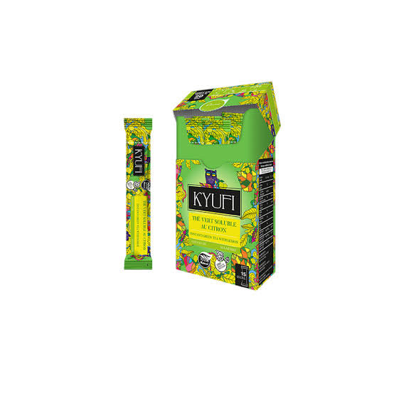 THE VERT KYUFI AU CITRON SANS SUCRE*10P