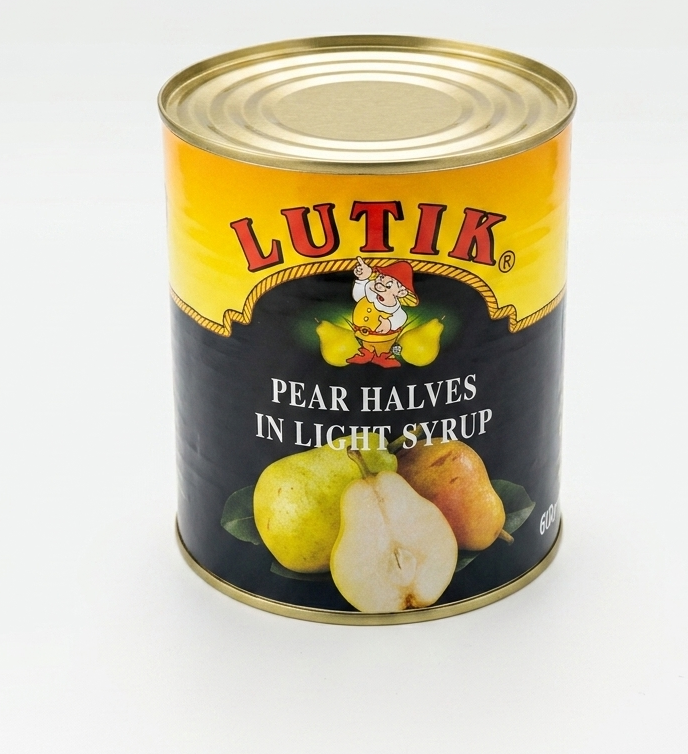 DEMI POIRE AU SIROP LUTIK en carton de 12