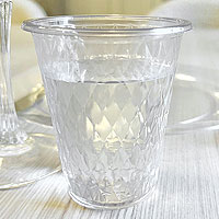 GOBELET EAU TRANSPARENT DIAMOND 25CL