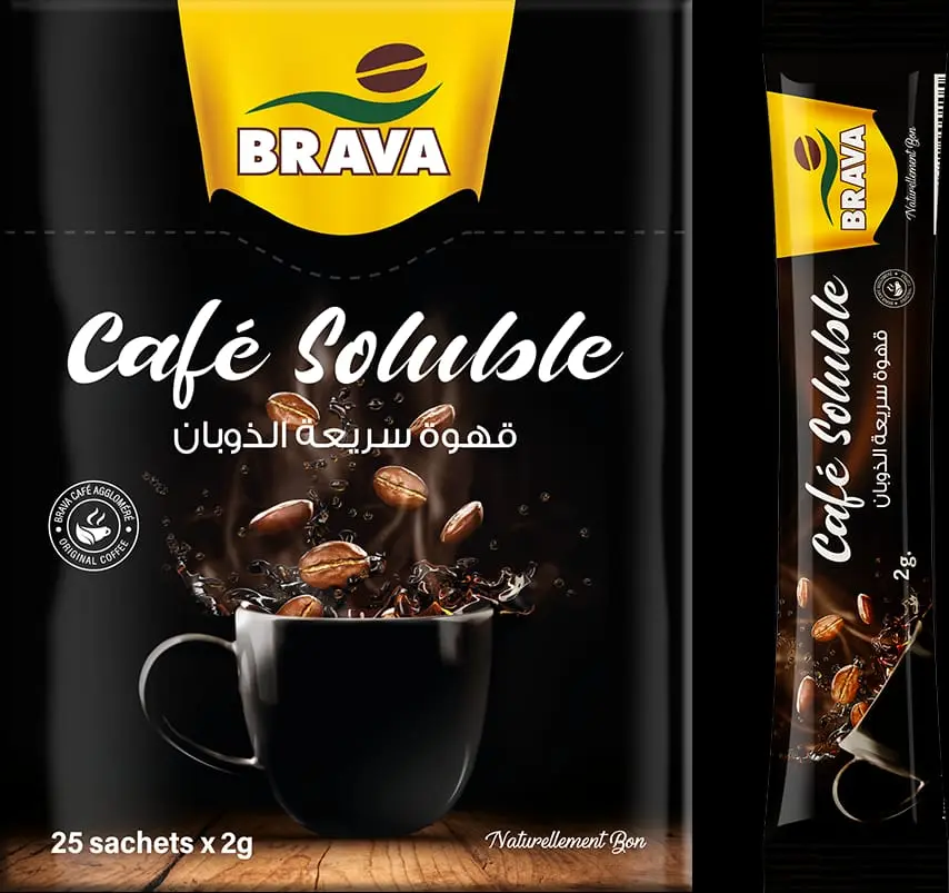 CAFE BRAVA DOSETTE NOIR 120P