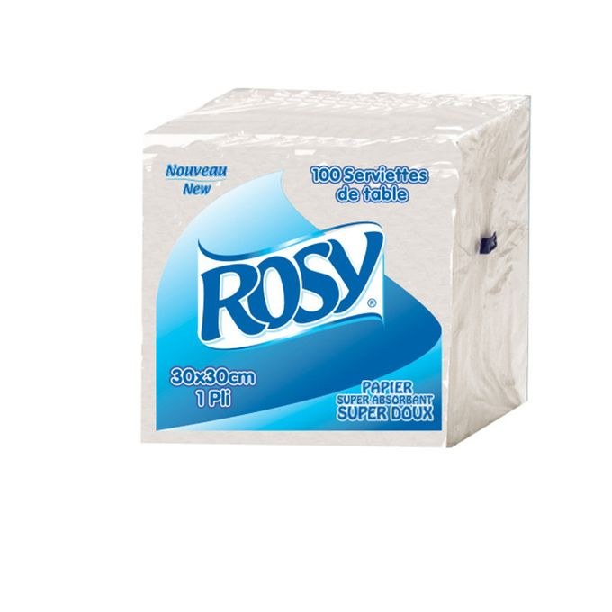 SERVIETTE ROSY 24*24.36